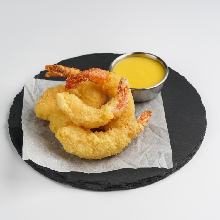 Креветки с соусом манго